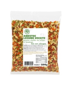 Amestec legume pentru ciorbe cu telina si leustean - 200 gr