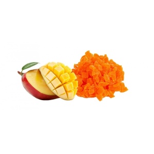 Mango cuburi confiat, 100 gr