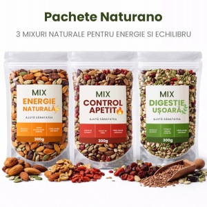 Pachet Naturano 🥜 – 3 Mixuri Naturale pentru Energie și Echilibru (3 x 300g)