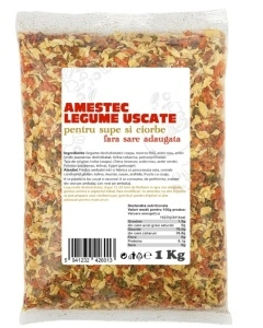 Amestec legume pentru supe si ciorbe - 100% produs natural, Fara Sare - 1 kg