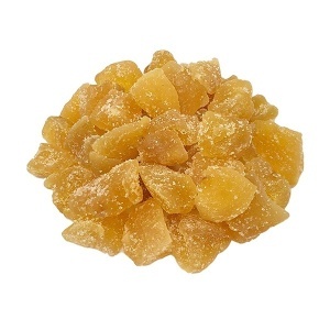 Ghimbir cuburi confiat, 200 gr
