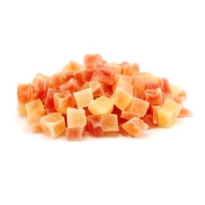 Papaya cuburi confiate, 100 gr