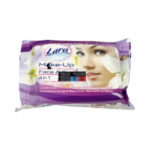 Lara Care Make-Up Remover Wet Wipes Face & Eye 4in1