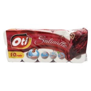 OTI Hârtie igienică SATINATTO, 3 straturi, 10 role