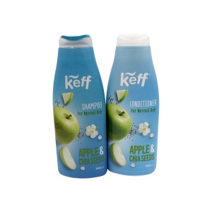 KEFF PROMO PACK Șampon + Balsam APPLE & CHIA SEEDS 500ml
