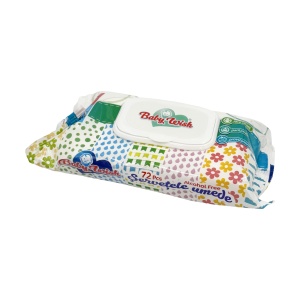 Șervețele umede Baby Wish, 72 bucăți, cu capac