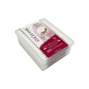 Bețișoare igienice Cleanic Pure Effect, 200 bucăți