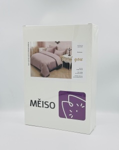 Lenjerie de pat 100% bumbac TC250 132g/m2 Mountain Grey - Img 3