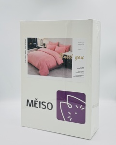 Lenjerie de pat 100% bumbac TC250 132g/m2 Pale Mauve - Img 3