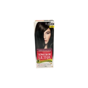 LONCOLOR Ultra Vopsea permanentă de păr cu amoniac 1 Negru
