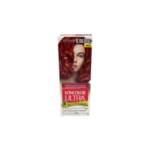 LONCOLOR Ultra Vopsea permanentă de păr cu amoniac 8.66 Roșu Intens Deschis