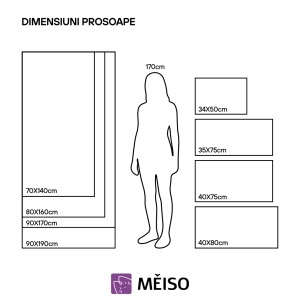 Prosop bumbac 100% pentru față 34X50cm 90g/buc, 529g/m2 - Img 9