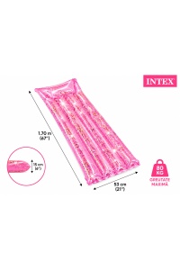 Saltea Gonflabilă Pink Glitter 58720EU - Img 2