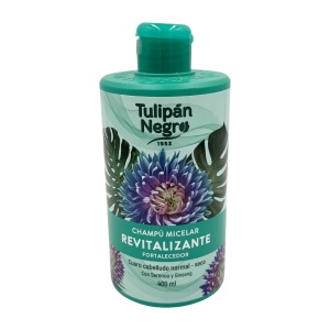 TULIPAN NEGRO SHAMPOO MICELAR REVITALIZANTE FORTALECEDOR 400 ml