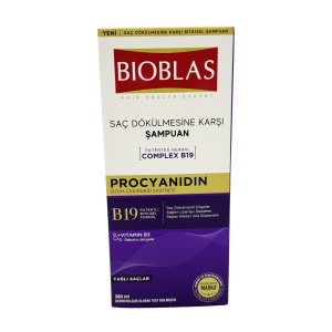 BIOBLAS HAIR LOSS SHAMPOO 360ml Procyanidin, Complex B19 + Vitamin B3
