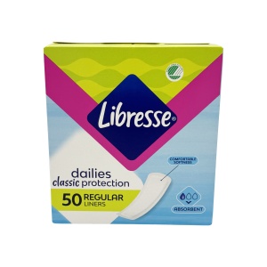 Absorbante zilnice Libresse Dailies Classic Protection Regular, 50 bucăți