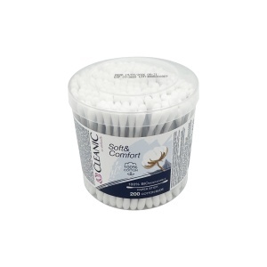 Bețișoare igienice Cleanic Soft&Comfort, 200 bucăți