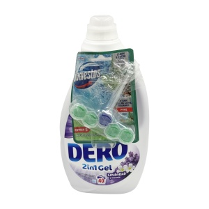 DERO AUTOMAT 2IN1 GEL LEVĂNȚICĂ ȘI IASOMIE 2l + DOMESTOS POWER 5 PINE 50g