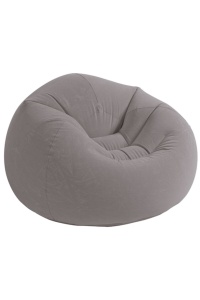 Fotoliu gonflabil 68579NP, 114xH71cm, PVC, gri
