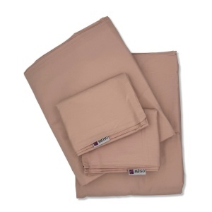 Lenjerie de pat 100% bumbac TC250 132g/m2 Bay Leaf Pink - Img 2