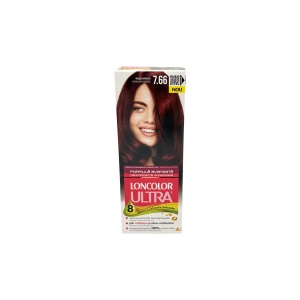 LONCOLOR Ultra Vopsea permanentă de păr cu amoniac 7.66 Roșu Intens