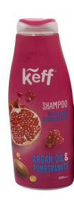 KEFF SHAMPOO ARGAN OIL & POMEGRANATE 500ML
