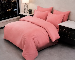 Lenjerie de pat 100% bumbac TC250 132g/m2 Pale Mauve