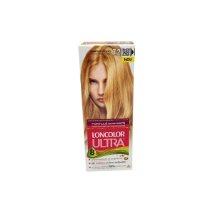LONCOLOR Ultra Vopsea permanentă de păr cu amoniac 7.2 Blond Auriu Deschis