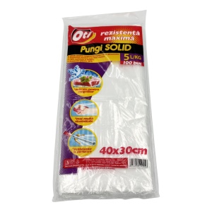 OTI Pungi SOLID Pentru Uz Casnic 5l/kg 40x30cm