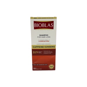 BIOBLAS HAIR LOSS SHAMPOO 360ml CAFFEINE+GINSENG, Complex B19
