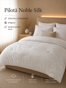 Pilotă MĚISO Noble Silk – 670 g/m²