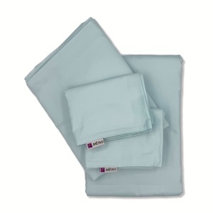 Lenjerie de pat 100% bumbac TC250 132g/m2 Blue - Img 2