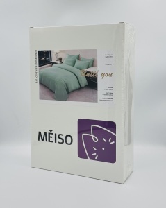 Lenjerie de pat 100% bumbac TC250 132g/m2 Fanxing Blue - Img 3