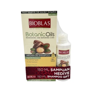 BIOBLAS ARGAN OIL SHAMPOO 360ml + SHAMPOO GIFT 150 ml