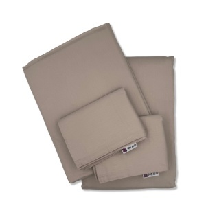 Lenjerie de pat 100% bumbac TC250 132g/m2 Mountain Grey - Img 2