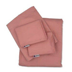 Lenjerie de pat 100% bumbac TC250 132g/m2 Pale Mauve - Img 2