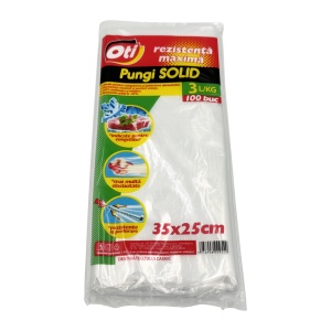 OTI Pungi SOLID Pentru Uz Casnic 3l/kg 35x25cm