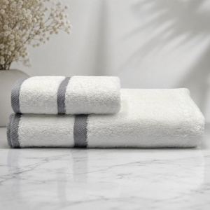 Set 2 prosoape bumbac 100% 80x160 & 40x80cm 800&220g/buc, 625&670g/m2