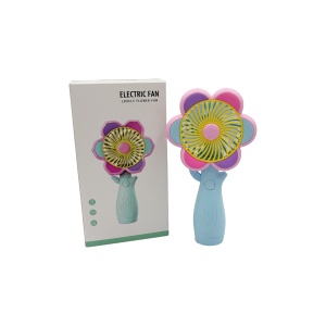 Ventilator Portabil Kids flower, USB, 3 Trepte de Viteză