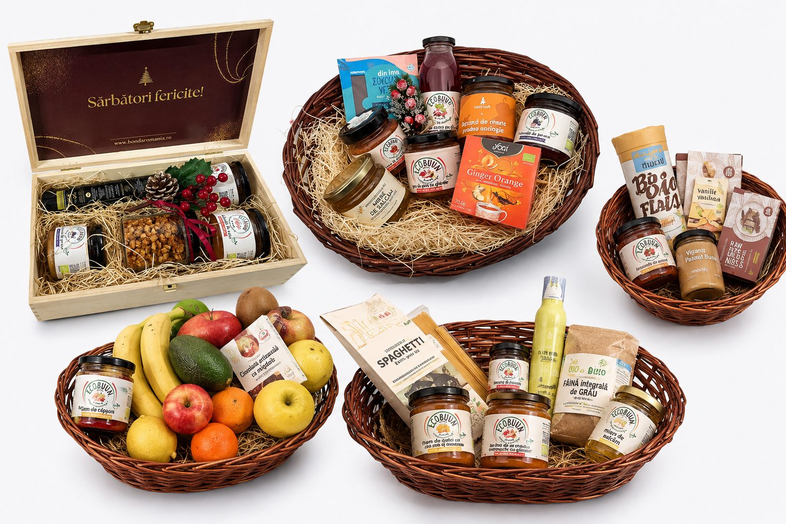 Cosuri si cutii cadou personalizate Froopt cu produse BIO