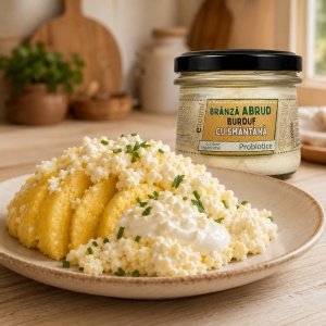 Branza Abrud gustare burduf cu smantana, 200ml - Img 3