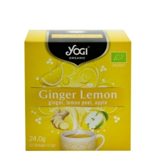 Ceai, Yogi, Ginger Lemon, ECO, 12 pliculete