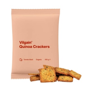 Crackers de Quino, rosii si busuioc, Vilgain, ECO, 100g