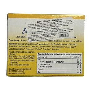 Cuburi pentru supa de vita, Erntesegen, ECO, 72g - Img 2