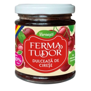 Dulceata de cirese, Ferma Tudor, 210g expira 30.06.2026