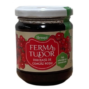 Dulceata de coacaze rosii, 215g