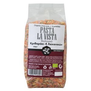 Paste mici din grau integral, cu 4 legume, ECO, 500g