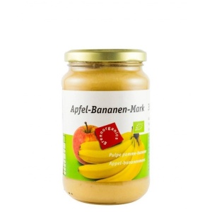 Piure din pulpa de mere si banane, ECO, 360g