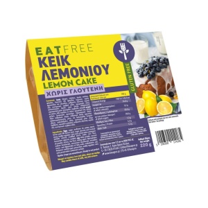 Prajitura cu lamaie, Eat Free, 220g (fara gluten)