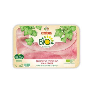 Prosciutto Cotto, Citterio, ECO, 100g (fara gluten)(fara lactoza)(data de expirare 14.08)